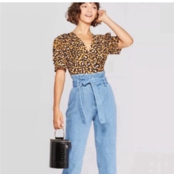 Leopard blouse short sleeve who what wear - Picture 2 of 6